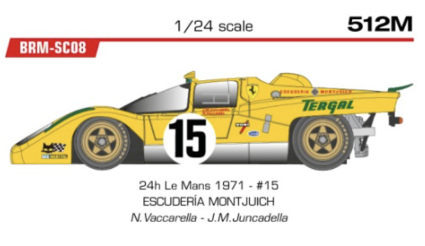 BRM 1:24 F 512M No.15 Special Edition