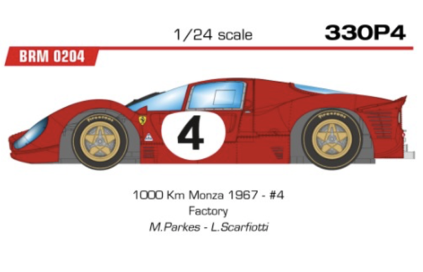 BRM 1:24 F 330P4 No.4