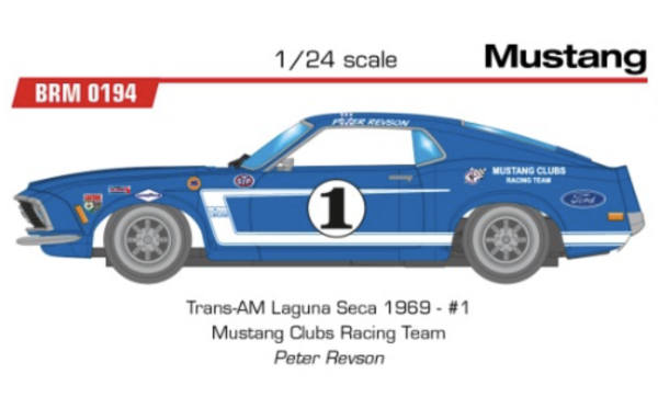 BRM 1:24 Mustang Trans-AM No.1