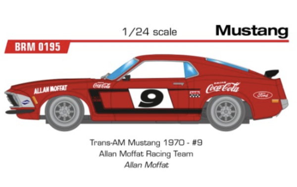 BRM 1:24 Mustang Trans-AM No.9
