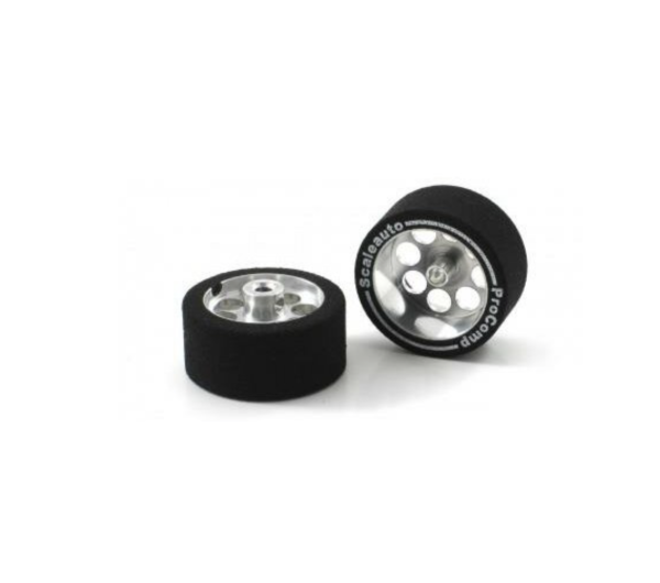 Scaleauto ProComp Ø27.5x13mm Moosgummi Ø21mm Alufelge