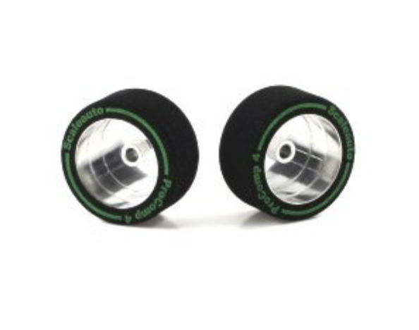 Scaleauto ProComp4 Ø27x13mm Moosgummi mit Ø19.9mm Alufelge BRM GT