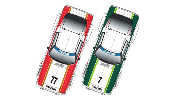 Revoslot Mazda RX7 Twin-Pack / Doppelset