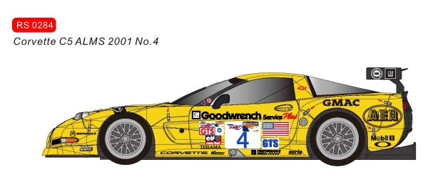 Revoslot Chevrolet Corvette C5 ALMS 2001 No.4