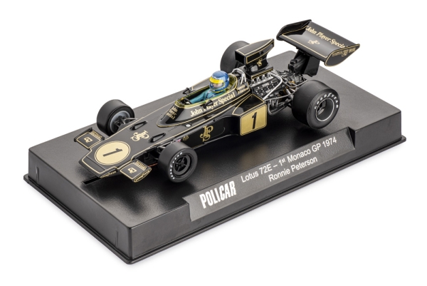 Policar Lotus 72E No.1 R. Peterson 1st Monaco GP 1974