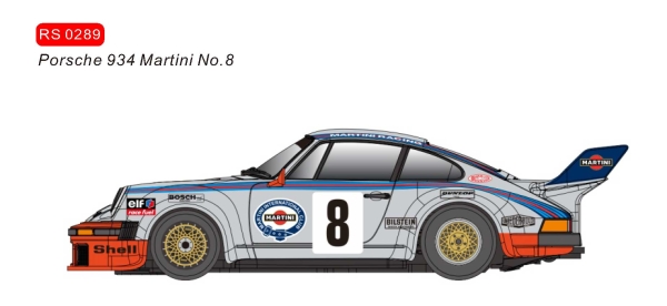 Revoslot Porsche 934 Martini No.8