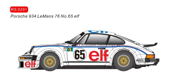 Revoslot Porsche 934 No.65 Le Mans 1976