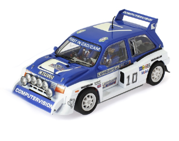 Scaleauto 1:32 Metro 6R4 RAC 1985 No. 10