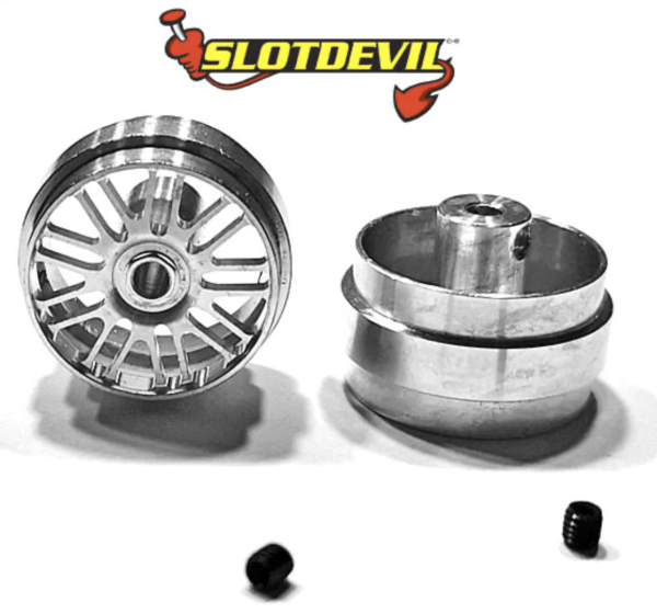 Slotdevil Stegfelge BBS V2 Design 23.5 x 13 mm / 2 Stück