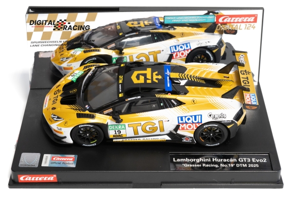 Carrera Digital 124 Lamborghini Huracan GT3 Evo2 "GRT Grasser Racing No. 9"