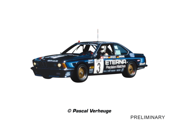 Carrera Digital 132 BMW 635 CSL "Team Schnitzer Eterna No.3"