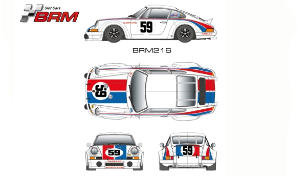 BRM 1:24 Porsche 911 RSR No.59