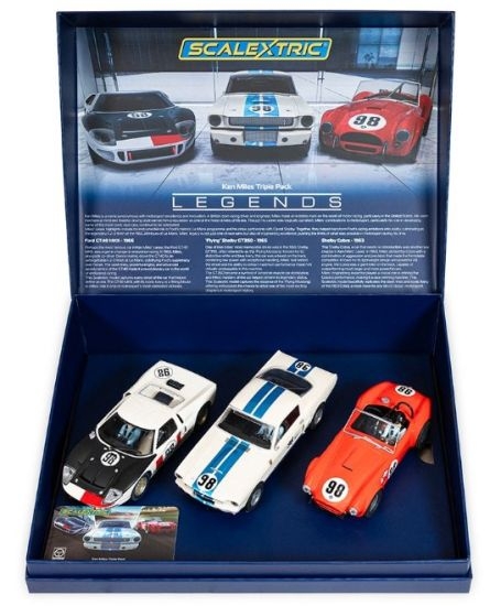 Scalextric Triple Car Pack Ken Miles