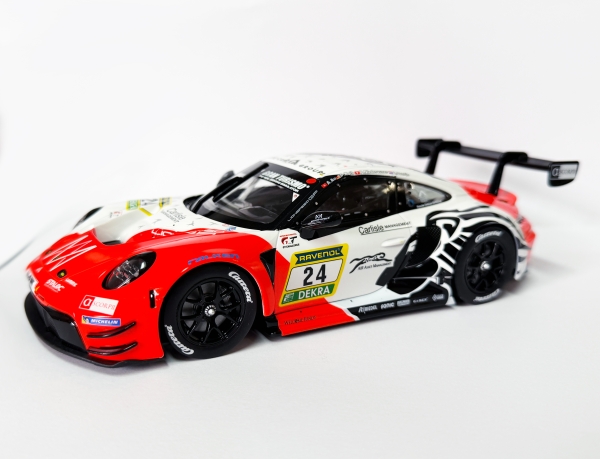 Carrera 124 Porsche 911 GT3 R "Lionspeed GP No.24" - Standmodell
