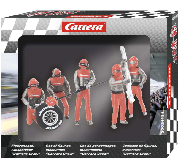 Carrera 1:32 Figurensatz Mechaniker Carrera Crew Rot