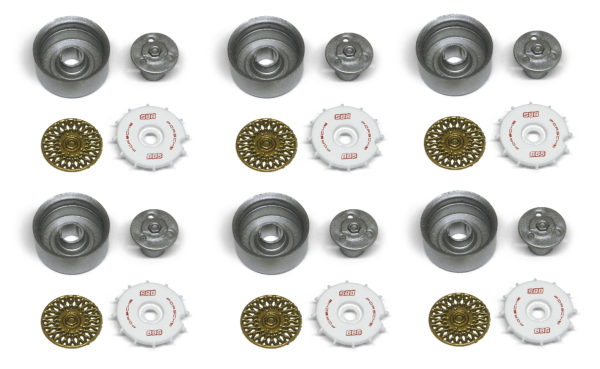 Slot.it Felgeneinsatz BBS Gr.C Ø15.8 und 16.5mm (4+2)