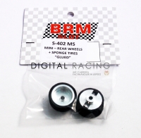BRM 1:24 Kompletträder (Moosgummi) Mini Cooper  - 2 Stück