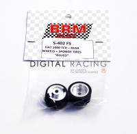 BRM 1:24 Kompletträder (Moosgummi) Abarth 1000  - 2 Stück