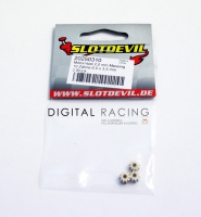 Slotdevil Messing Motorritzel 10 Zähne M50 für 2 mm (3 Stück)