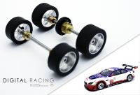 Tuningkit für Carrera 1:32 BMW M6 GT3 ( Vorder + Hinterachse )