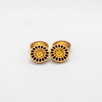 BRM 1:24 Felgeneinsätze (gold)  für Kadett / 4 Stück