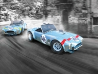 Scalextric Shelby Cobra 289 - 1964 Targa Florio Twin Pack