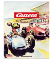 Carrera Retro Blechtafel 60 Jahre Carrera - Version 1
