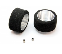 BRM Kompletträder Ø28.5mm für Gruppe C Alufelgen mit Moosgummi-Rennslicks