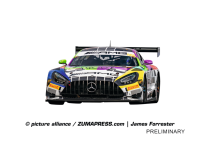 Carrera Digital 132 Mercedes-AMG GT3 Evo "Team GMR No.888"