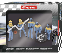 Carrera 1:32 Figurensatz Mechaniker Carrera Crew Blau